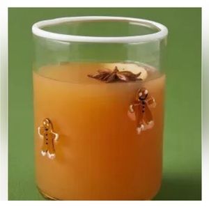 Anthropologie gingerbread juice glass
